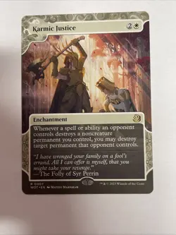 Karmic Justice Wilds of Eldraine: Enchanting Tales #7 Rare - Image 1