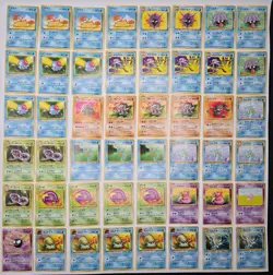 Lot of 109 | Fossil Set Japanese Pokemon Cards | Pocket Monsters | More Lots! - Image 1