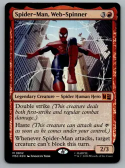 Spider-Man, Web-Spinner 832 Commander: Marvel Super Heroes Magic FOIL - Image 1