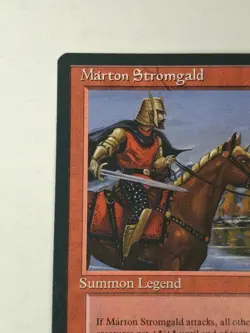 Magic the Gathering - Ice Age Marton Stromgald 1995 199 Rare LP/NM BB - Image 2