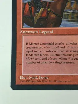 Magic the Gathering - Ice Age Marton Stromgald 1995 199 Rare LP/NM BB - Image 5