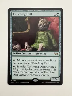 Twitching Doll MTG Magic the Gathering Card NM Near Mint DSK - Image 1