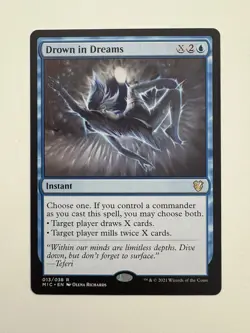 Drown in Dreams MTG Magic the Gathering Card NM Near Mint MIC - Image 1