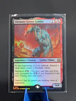 MTG Marvel Spider-Man, Ultimate Green Goblin - Foil - Image 1