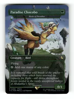 Paradise Chocobo - Birds of Paradise (Borderless) Promo Commander: FINAL FANT... - Image 2