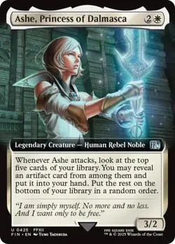 Ashe, Princess of Dalmasca Extended Art Foil - FIN 0425 NM - MTG Magic - Image 1
