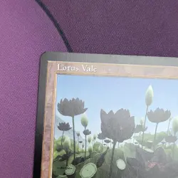 Lotus Vale Weatherlight Land Rare EN 1997 MTG magic the gathering - Image 2