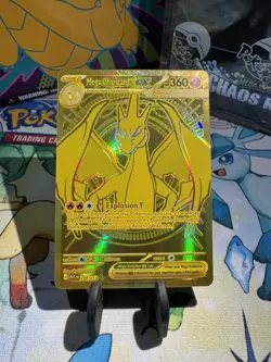 Mega Charizard Y EX 294/217 Gold Hyper Rare Ascended Heroes Pokemon TCG - Fresh! - Image 1