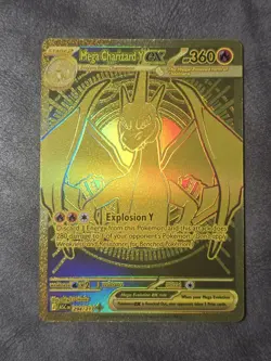Mega Charizard Y ex 294/217 Gold Mega Hyper Rare Pokemon Ascended Heroes - Image 1