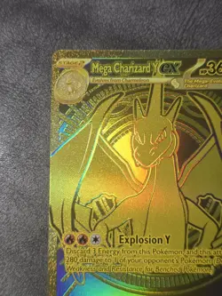 Mega Charizard Y ex 294/217 Gold Mega Hyper Rare Pokemon Ascended Heroes - Image 2
