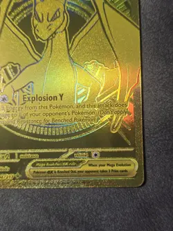Mega Charizard Y ex 294/217 Gold Mega Hyper Rare Pokemon Ascended Heroes - Image 4