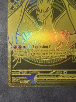 Mega Charizard Y ex 294/217 Gold Mega Hyper Rare Pokemon Ascended Heroes - Image 5