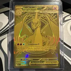 Mega Charizard Y ex 294/217 GOLD Hyper Rare Pokemon Ascended Heroes - Image 1