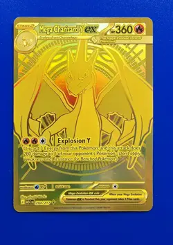 Mega Charizard Y EX 294/217 Gold Hyper Rare, Ascended Heroes, Pokemon TCG - Image 1
