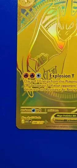 Mega Charizard Y EX 294/217 Gold Hyper Rare, Ascended Heroes, Pokemon TCG - Image 4