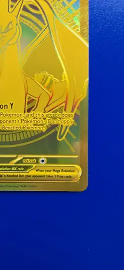 Mega Charizard Y EX 294/217 Gold Hyper Rare, Ascended Heroes, Pokemon TCG - Image 5