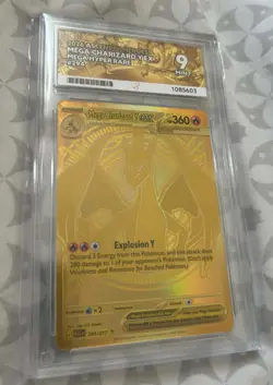 Mega Charizard Y EX 294/217 Gold Hyper Rare, Ascended Heroes, Pokemon TCG (NM) - Image 1