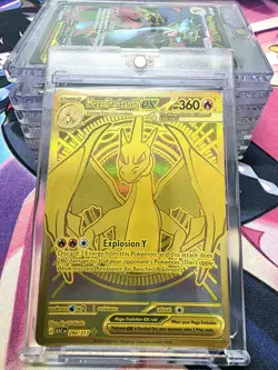Mega Charizard Y ex 294/217 Gold Mega Hyper Rare Pokemon Ascended Heroes - Image 2