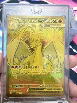 Mega Charizard Y ex 294/217 Gold Mega Hyper Rare Pokemon Ascended Heroes - Image 4