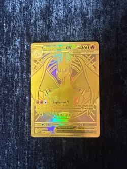 Mega Charizard Y EX 294/217 Pokemon Gold Hyper Rare Ascended Heroes Pack Fresh - Image 2