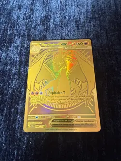 Mega Charizard Y EX 294/217 Pokemon Gold Hyper Rare Ascended Heroes Pack Fresh - Image 3