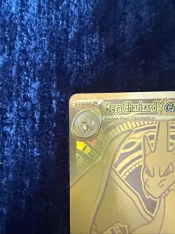 Mega Charizard Y EX 294/217 Pokemon Gold Hyper Rare Ascended Heroes Pack Fresh - Image 4