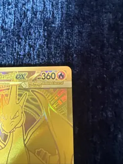 Mega Charizard Y EX 294/217 Pokemon Gold Hyper Rare Ascended Heroes Pack Fresh - Image 5