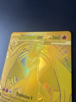 Mega Charizard Y EX 294/217 | Ascended Heroes | GOLD Hyper Rare Pokemon Card - Image 2