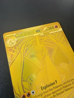 Mega Charizard Y EX 294/217 | Ascended Heroes | GOLD Hyper Rare Pokemon Card - Image 5