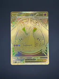 Mega Charizard Y EX 294/217 Gold Hyper Rare Ascended Heroes Pokemon TCG! - Image 1