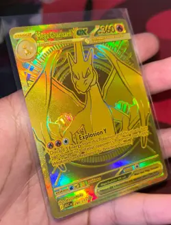 Mega Charizard Y EX 294/217 Gold Hyper Rare Ascended Heroes Pokemon TCG! - Image 3