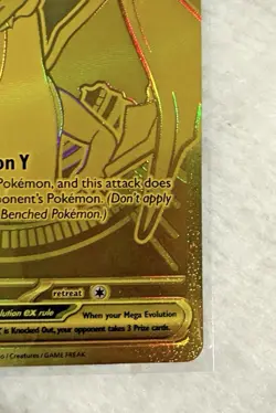 Mega Charizard Y EX 294/217 Gold Hyper Rare Ascended Heroes Pokemon TCG! - Image 4