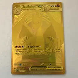 Pokemon Mega Charizard Y ex 294/217 GOLD Hyper Rare Pokemon Ascended Heroes - Image 1