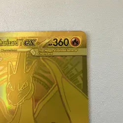 Pokemon Mega Charizard Y ex 294/217 GOLD Hyper Rare Pokemon Ascended Heroes - Image 3