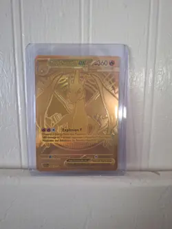 Mega Charizard Y EX 294/217 Gold Hyper Rare, Ascended Heroes, Pokemon TCG (NM) - Image 3