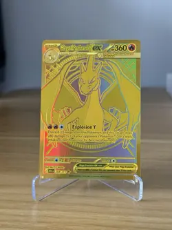Mega Charizard Y EX 294/217 Gold Hyper Rare Pokemon TCG Ascended Heroes Mint - Image 1