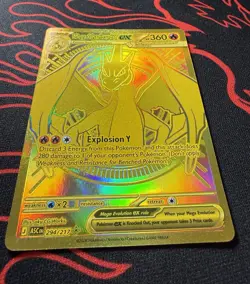 Mega Charizard Y EX 294/217 Pokemon TCG Ascended Heroes Gold Hyper Rare - Image 2