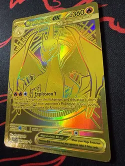 Mega Charizard Y EX 294/217 Pokemon TCG Ascended Heroes Gold Hyper Rare - Image 3