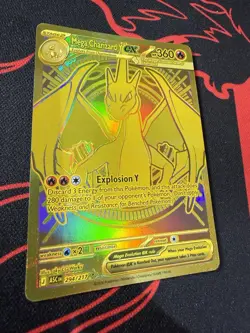 Mega Charizard Y EX 294/217 Pokemon TCG Ascended Heroes Gold Hyper Rare - Image 4