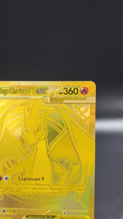 2026 Pokemon Ascended Heroes Gold Mega Charizard Y EX Mega Hyper Rare 294/217 - Image 3