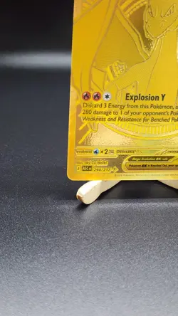 2026 Pokemon Ascended Heroes Gold Mega Charizard Y EX Mega Hyper Rare 294/217 - Image 4