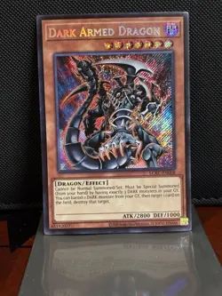 Pack Fresh Yu-Gi-Oh! Dark Armed Dragon LCKC-EN068 Ultra Rare Holo NEAR MINT - Image 1