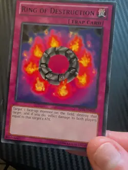 Ring of Destruction BP01-EN050 Battle Pack: Epic Dawn Unlimited Rare - Image 3