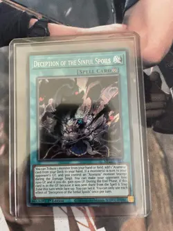 Konami Yugioh Deception of the Sinful Spoils 1st Edition MP25-EN113 Secret Rare - Image 1
