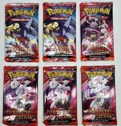 Pokemon Scarlet Violet Destined Rivals Booster Pack 10 Cards/Pack SEALED - Image 1