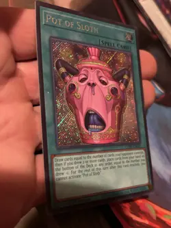 Konami Yu-Gi-Oh! Pot of Sloth CORI-EN061 Secret Rare Foil 1st EN - Image 3