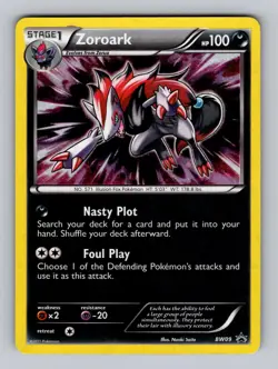 Zoroark BW09 Holo Promo Black And White Promo Pokemon Lightly Played - Image 1