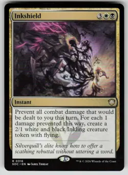 Inkshield Rare Commander: Secrets of Strixhaven 316 MTG Near Mint 2026 - Image 1