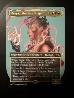 Magic: The Gathering Breya, Etherium Shaper Borderless Mythic MH3 Regular - Image 1