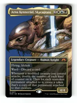 Arna Kennerud, Skycaptain (Borderless) Mythic Modern Horizons 3 NM Magic - Image 2